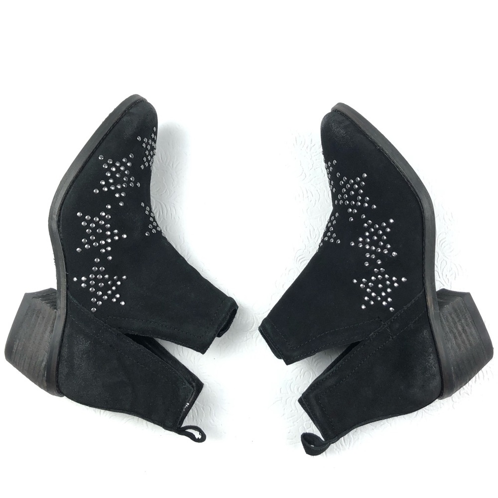 DIBA Other Wise ankle boots 7.5 black suede studs - Picture 4 of 7